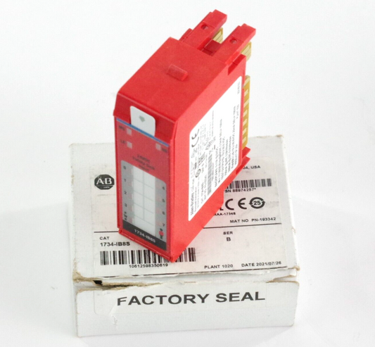 Allen Bradley 1734-IB8S Ser B Point Guard I/O 24VDC Input Module - Open Box