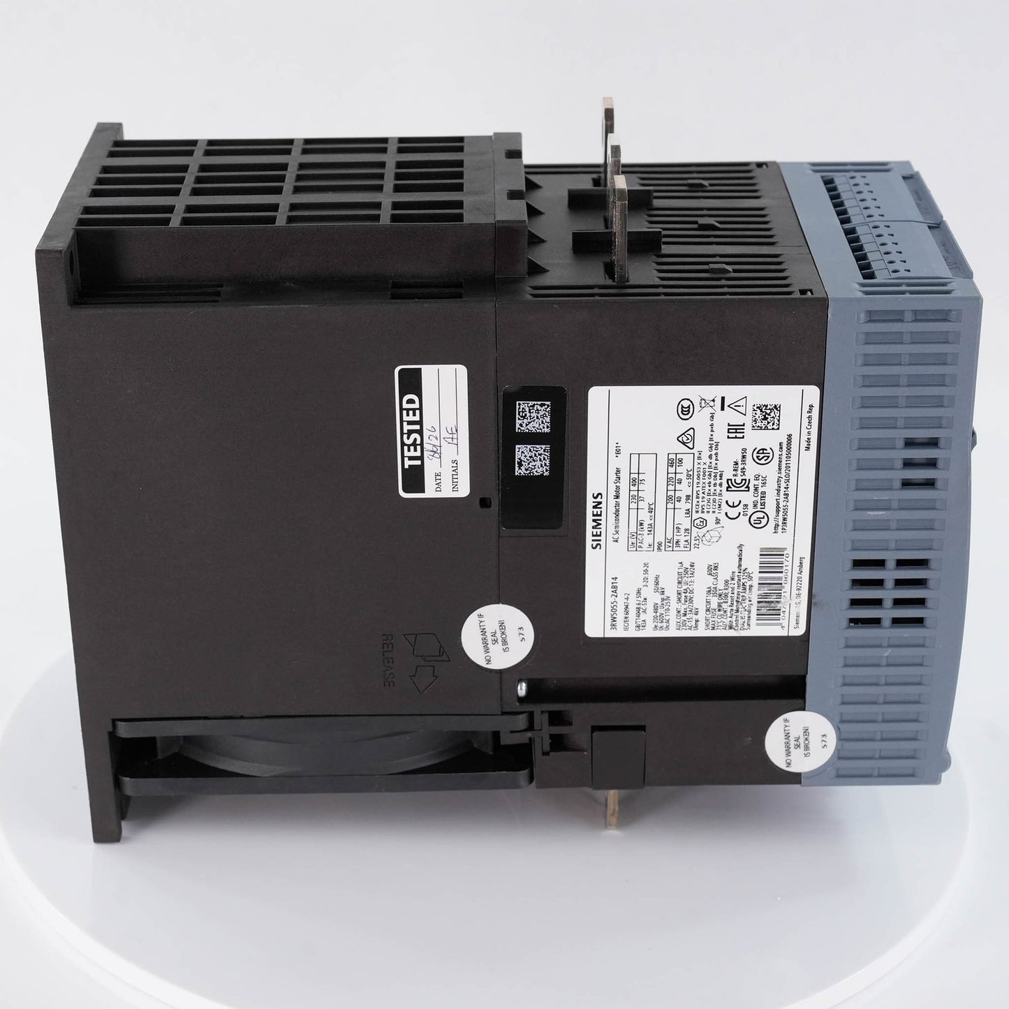 Siemens 3RW5055-2AB14 Sirius AC Semiconductor Soft Motor Starter 143A 200-480V