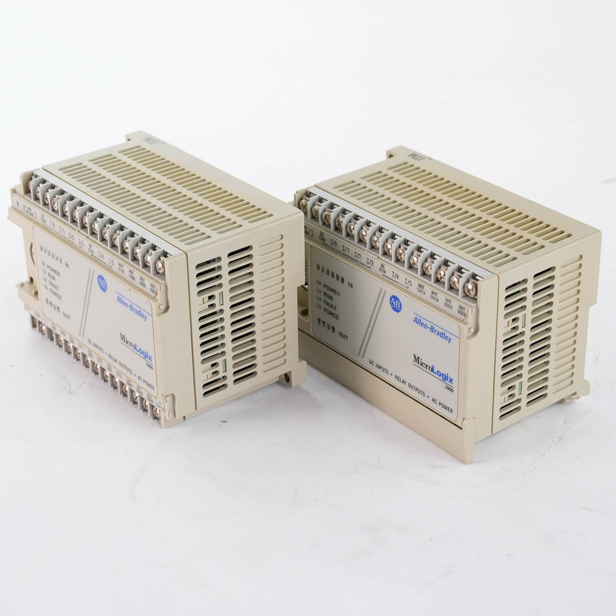 Allen Bradley 1761-L10BWA Ser E MicroLogix 1000 PLC 6 In 24VDC 4 Relay Out