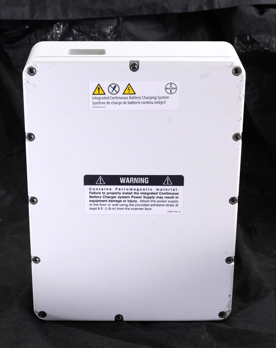 BAYER MEDRAD REF 3031909 FOR SPECTRIS SOLARIS EP MRI SYSTEM BATTERY CHARGER