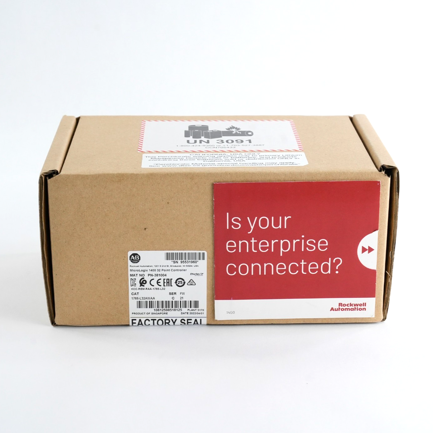 Allen Bradley 1766-L32AWAA /C MicroLogix 1400 32-Pt Controller - Sealed Surplus