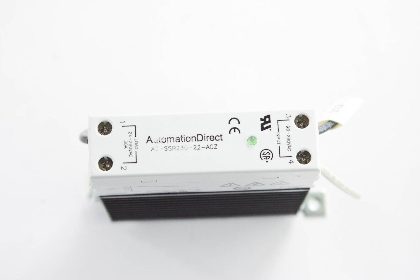 Automation Direct AD-SSR230-22-ACZ solid state relay, 35mm DIN rail mount