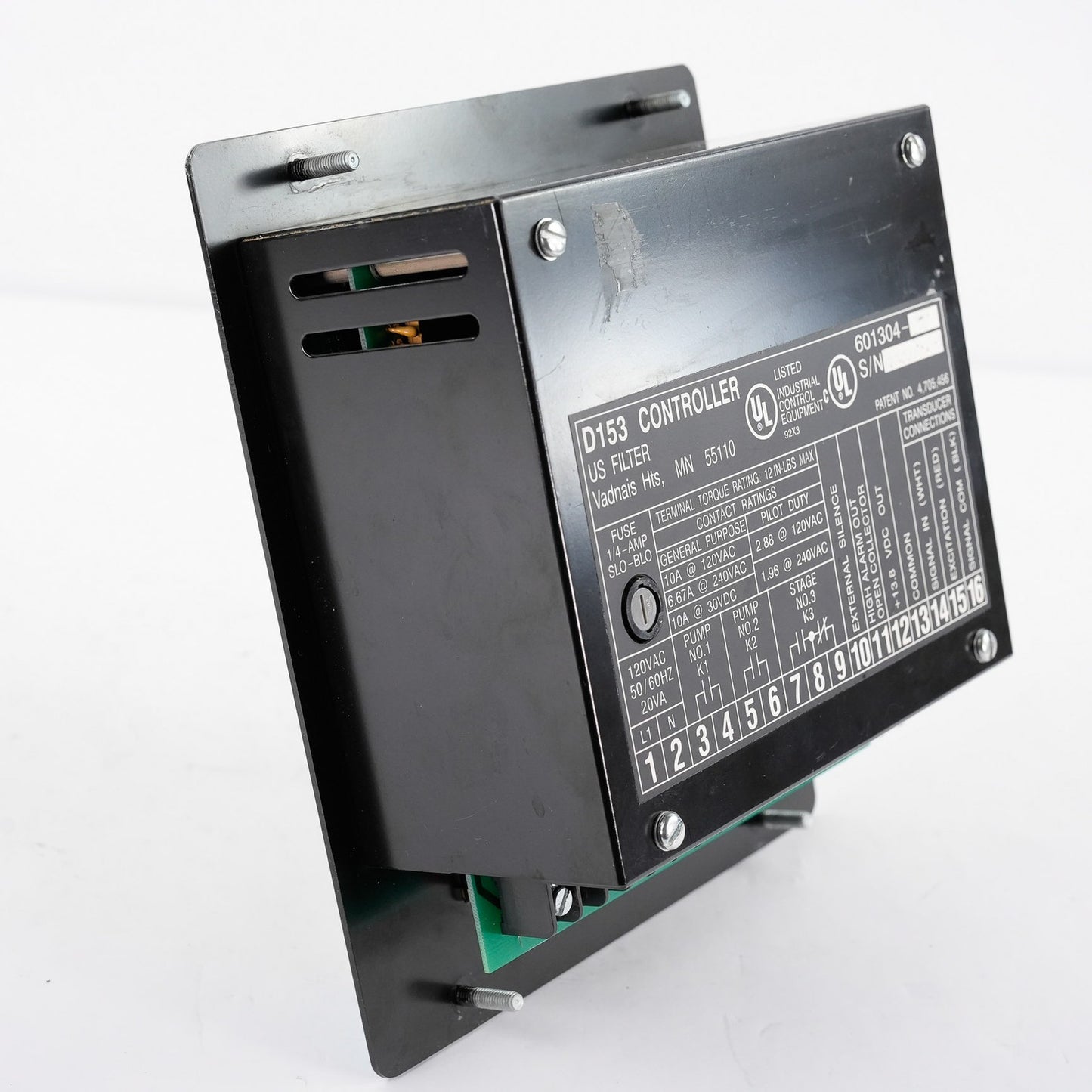 US Filter Control Systems D153 Pump Controller 601304