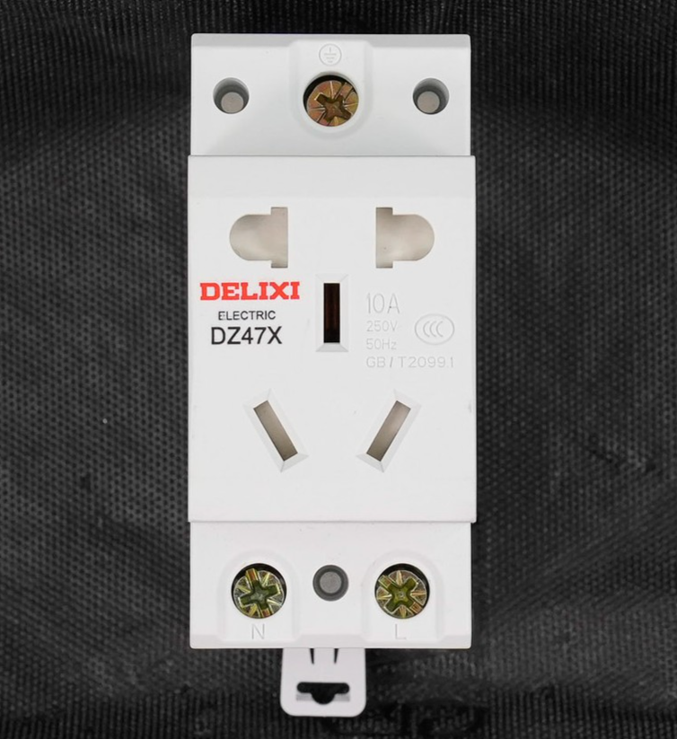 Delixi Electric DZ47X Guide Socket 10A/16A 250V 50Hz