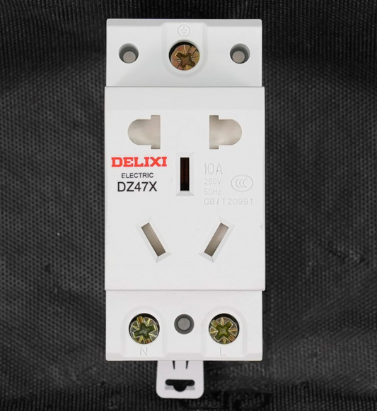 Delixi Electric DZ47X Guide Socket 10A/16A 250V 50Hz