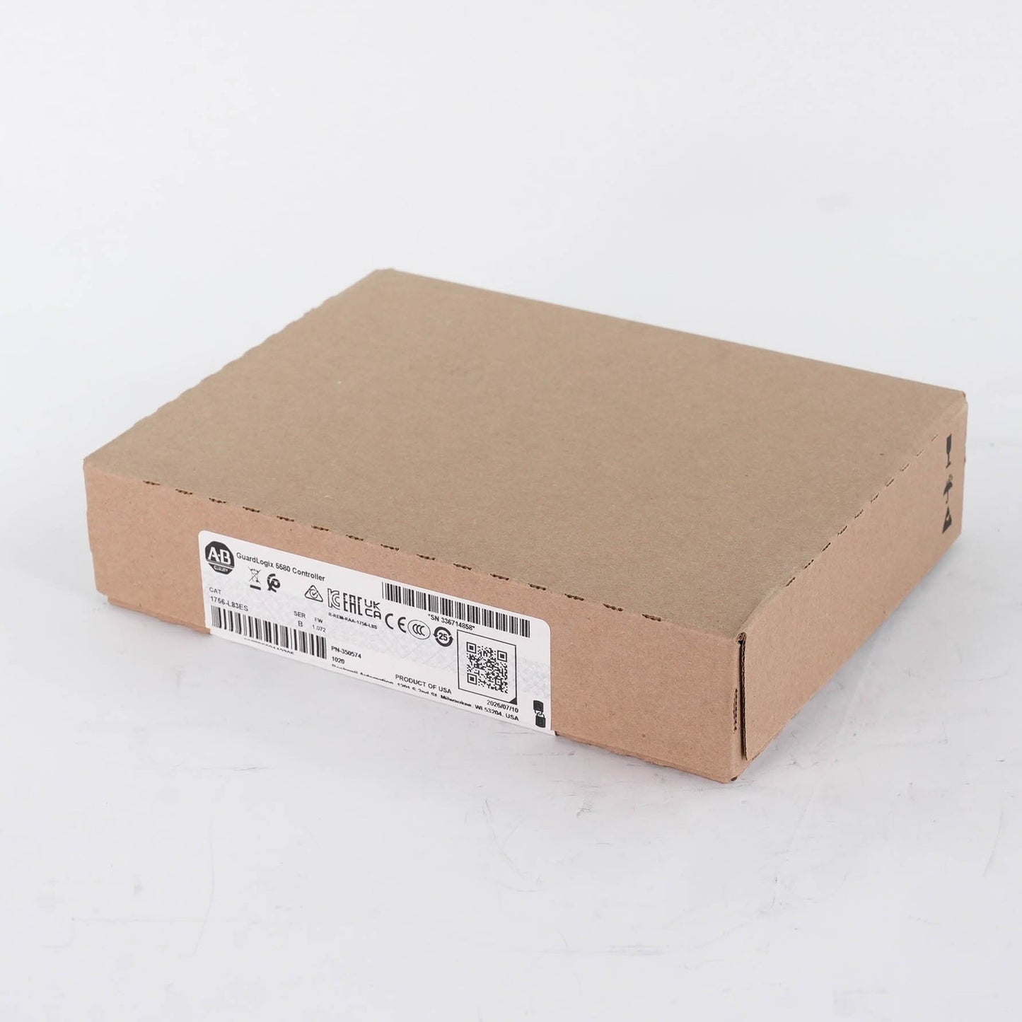 Allen Bradley 1756-L83ES Ser B GuardLogix 5580 Safety Controller 1756L83ES 2026