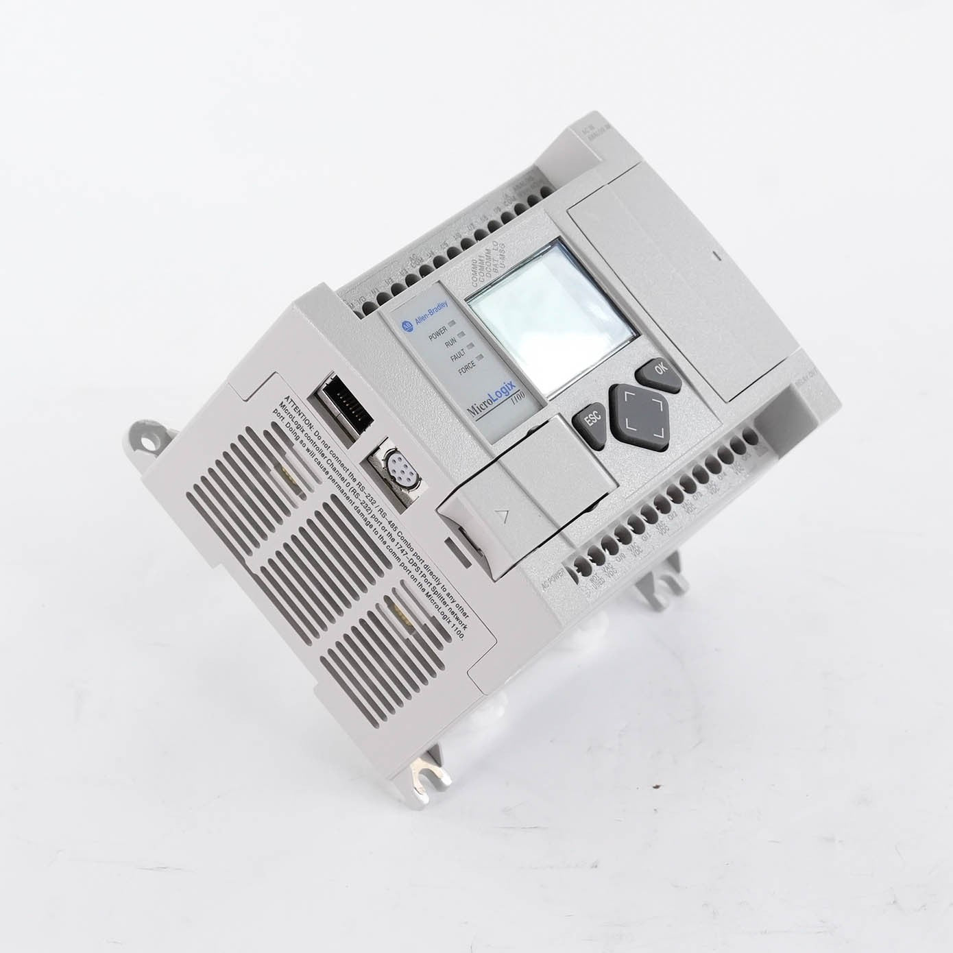 Allen Bradley 1763-L16AWA Ser B MicroLogix 1100 PLC 120/240V AC Controller