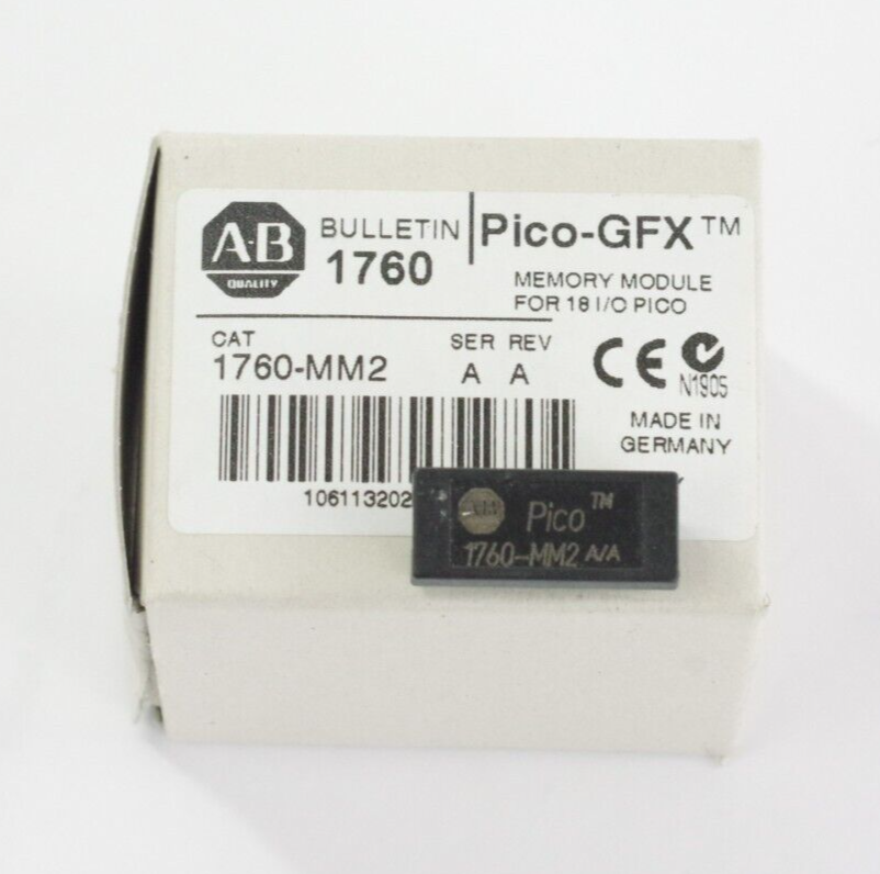 Allen Bradley 1760-MM2 Ser A Rev A Pico-GFX Memory Module - Open Box