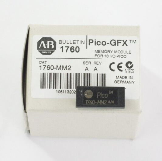 Allen Bradley 1760-MM2 Ser A Rev A Pico-GFX Memory Module - Open Box