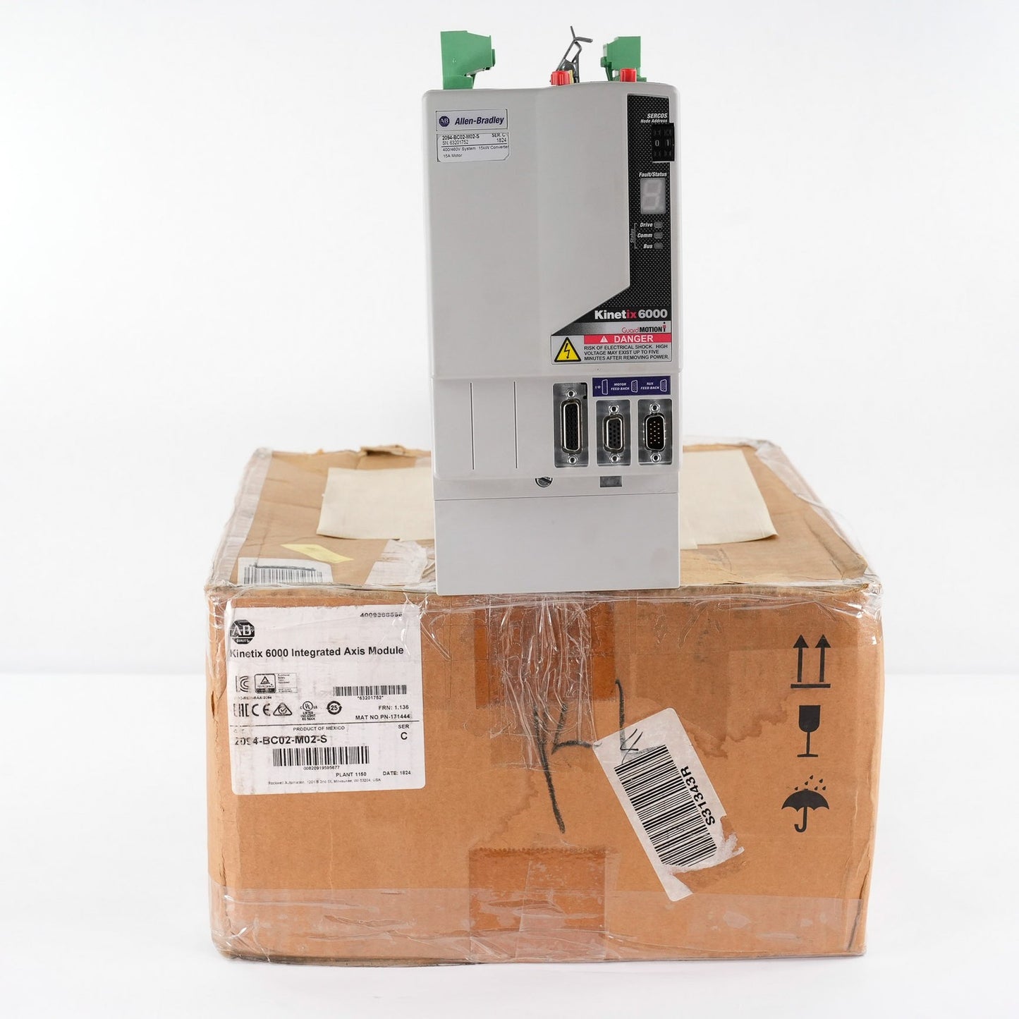 Allen Bradley 2094-BC02-M02-S /C Kinetix 6000 15kW / 15A Integrated Axis Module