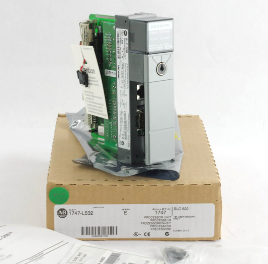 Allen Bradley 1747-L532 /E SLC 500 CPU Processor Unit + OS302 C8- Remanufactured