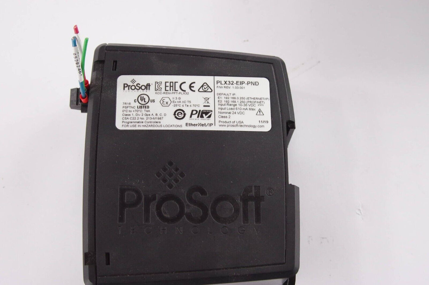 PROSOFT PLX32-EIP-PND / PLX32EIPPND EtherNet/IP to PROFINET® Gateway