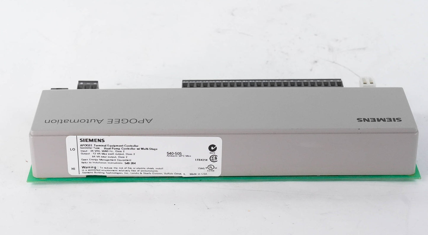 Siemens 540-505 Apogee TEC Terminal Equipment Controller 540505 24VAC 50/60Hz