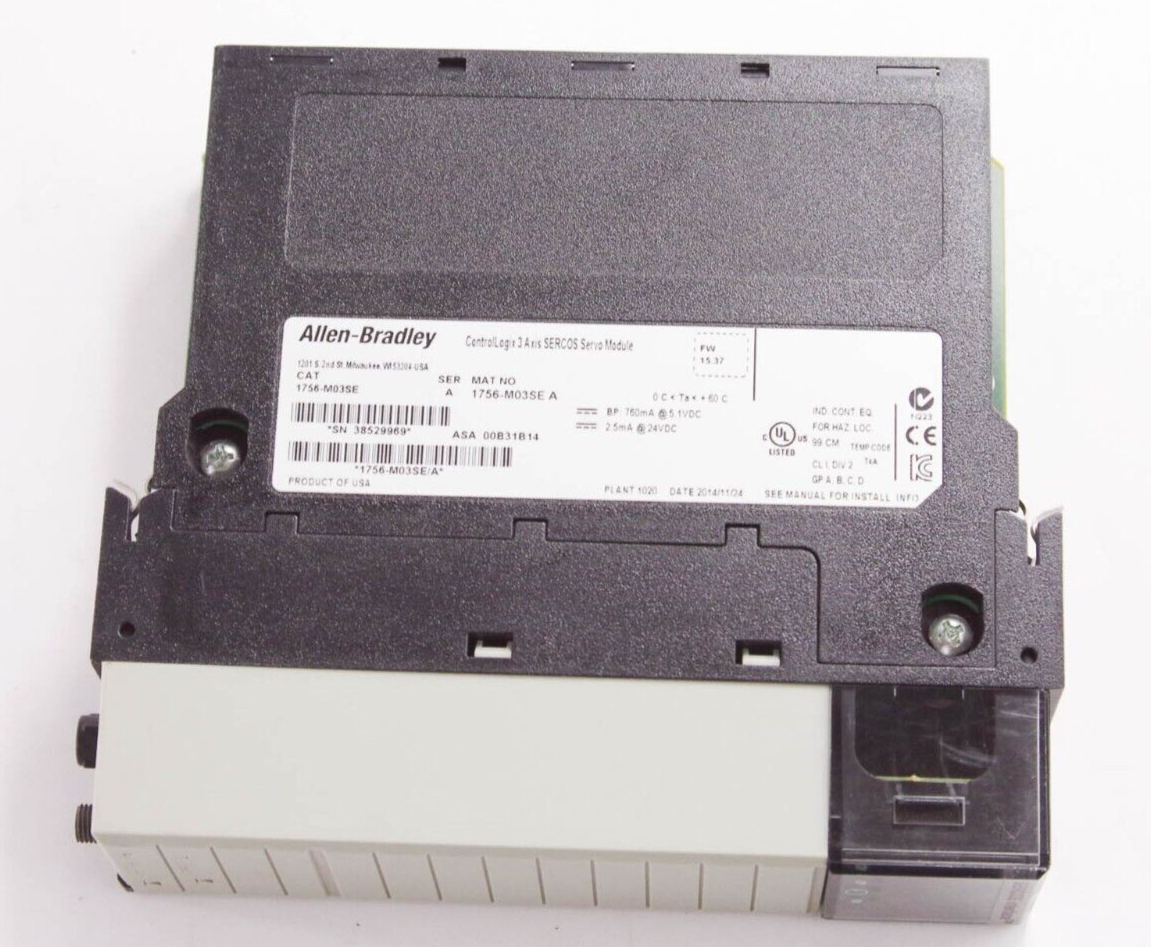 Allen Bradley 1756-M03SE / 1756M03SE Ser A ControlLogix Servo Module