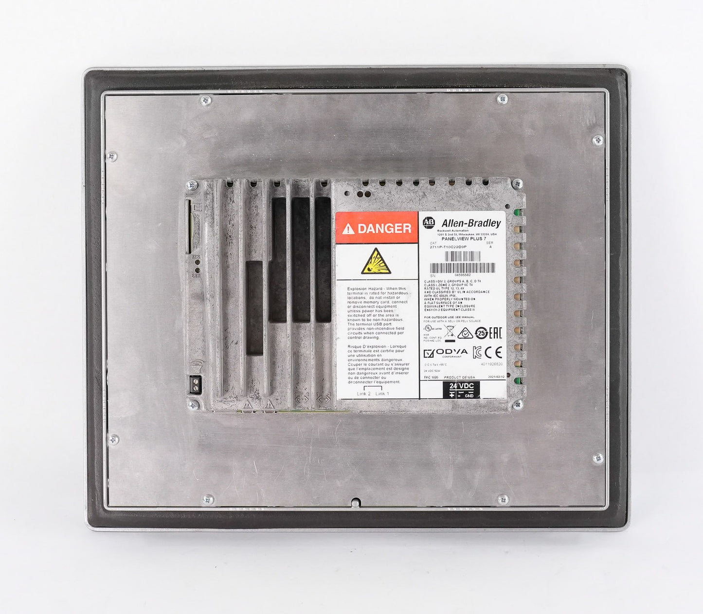 Allen Bradley 2711P-T10C22D9P /A PanelView Plus 7 HMI 2711PT10C22D9P