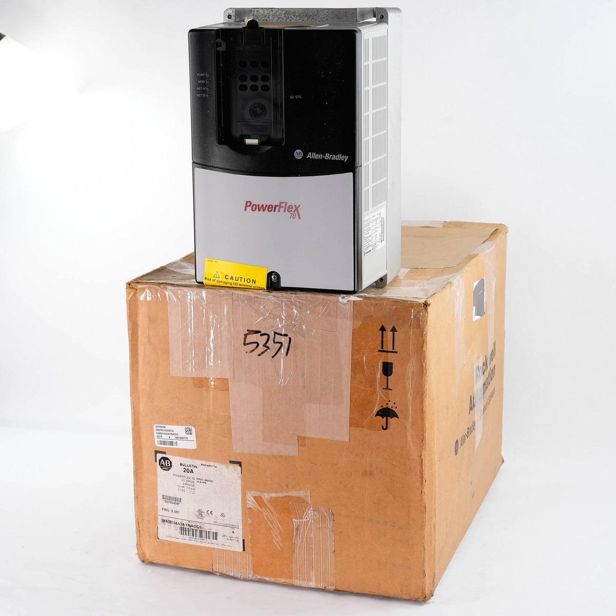 Allen Bradley 20AD014A3AYNACC0 PowerFlex 70 AC Drive 480V 14A 10HP 20AD014A3AYNA