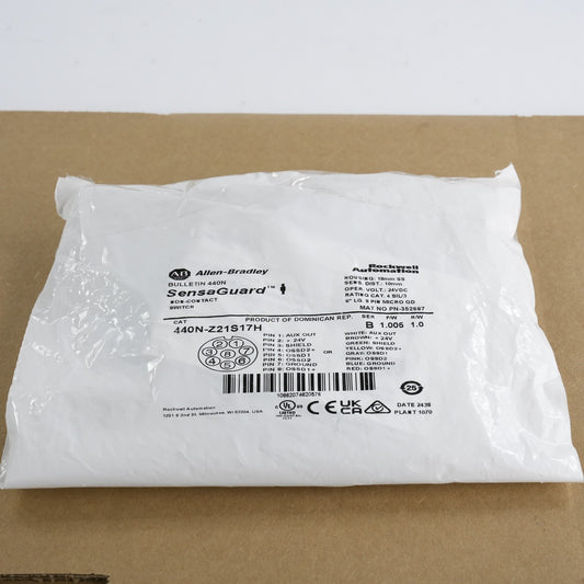 Allen Bradley 440N-Z21S17H Guardmaster Non Contact Switch - Sealed Surplus
