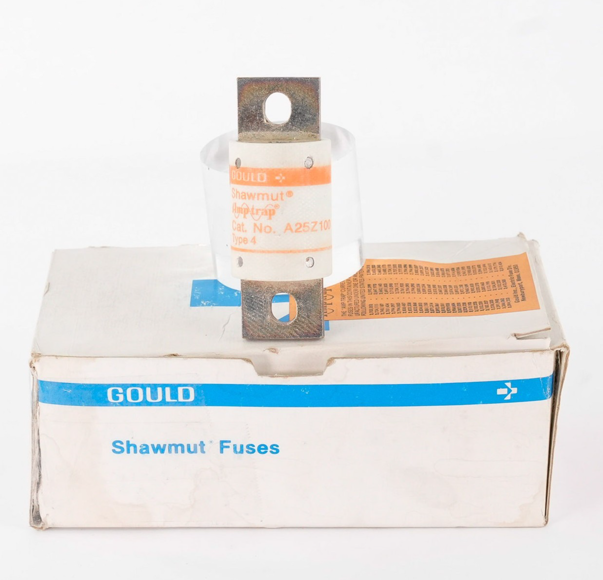 Gould Shawmut A25Z100 Amptrap Fuse Type 4 - Open Box
