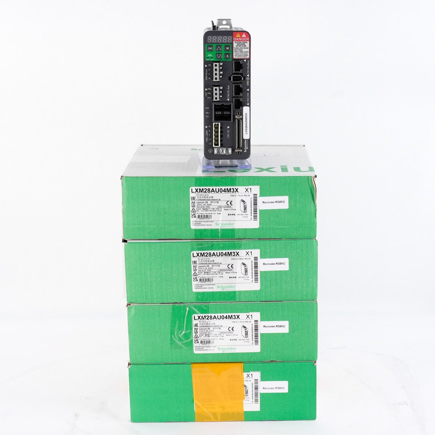 Schneider Electric LXM28AU04M3X Lexium 28 Servo Drive 400W 230V - Open Box