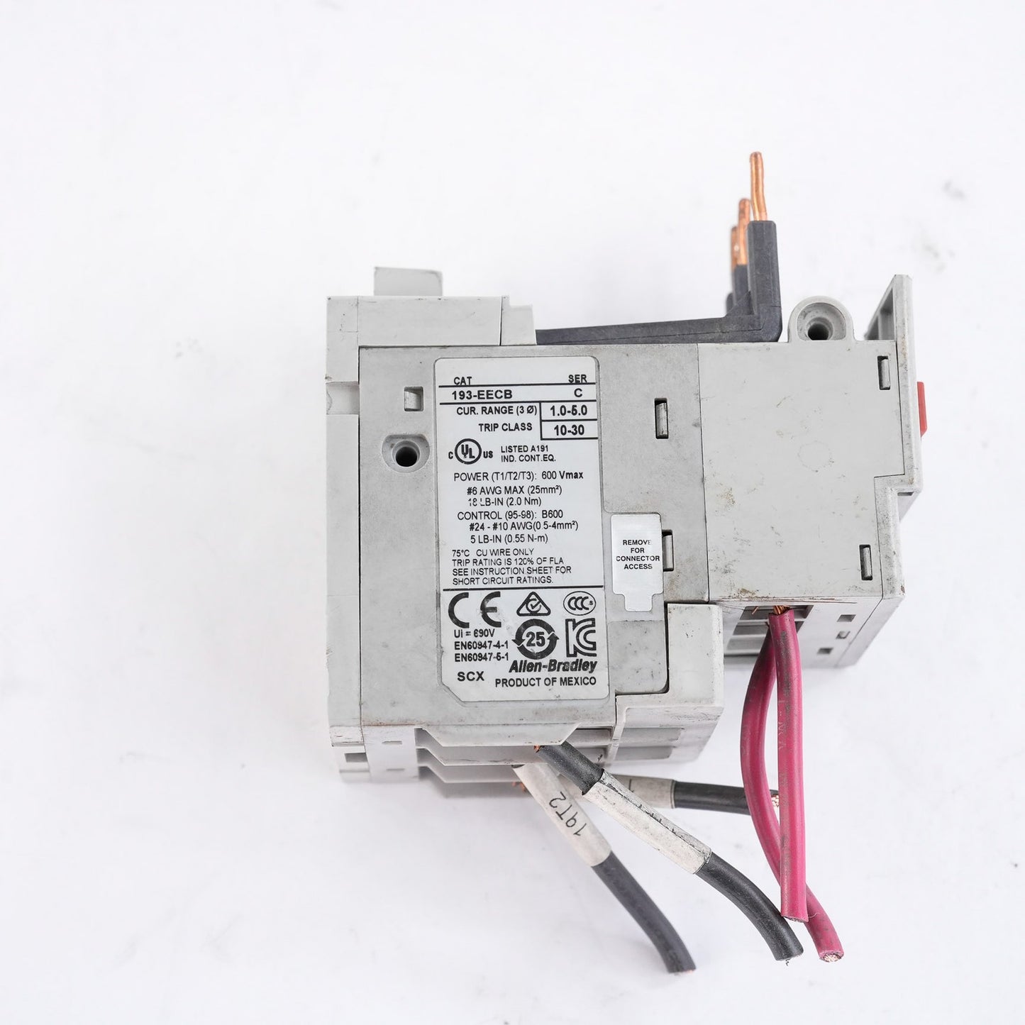 Allen Bradley 193-EECB /C E1 Plus Electronic Solid-State Overload Relay 193EECB