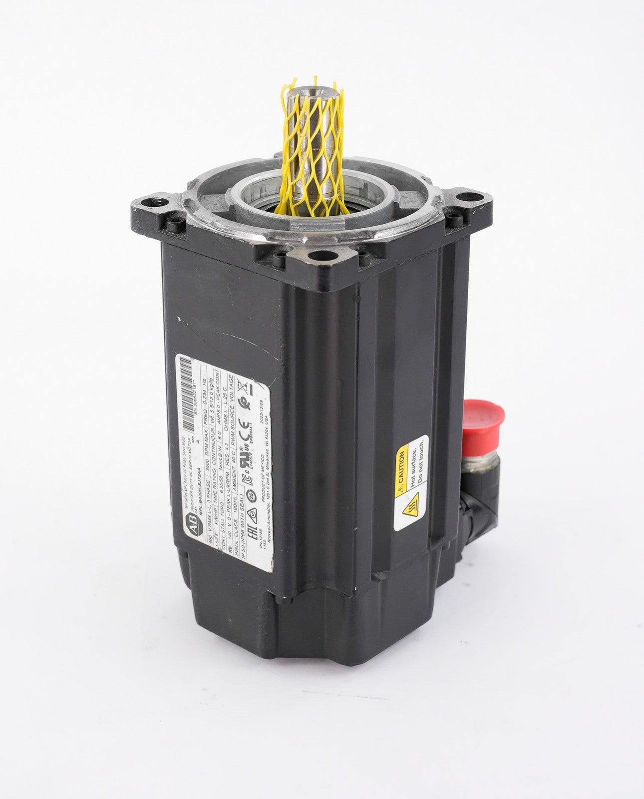 Allen Bradley MPL-B430H-SJ72AA /A Servo Motor 3500RPM MPLB430HSJ72AA