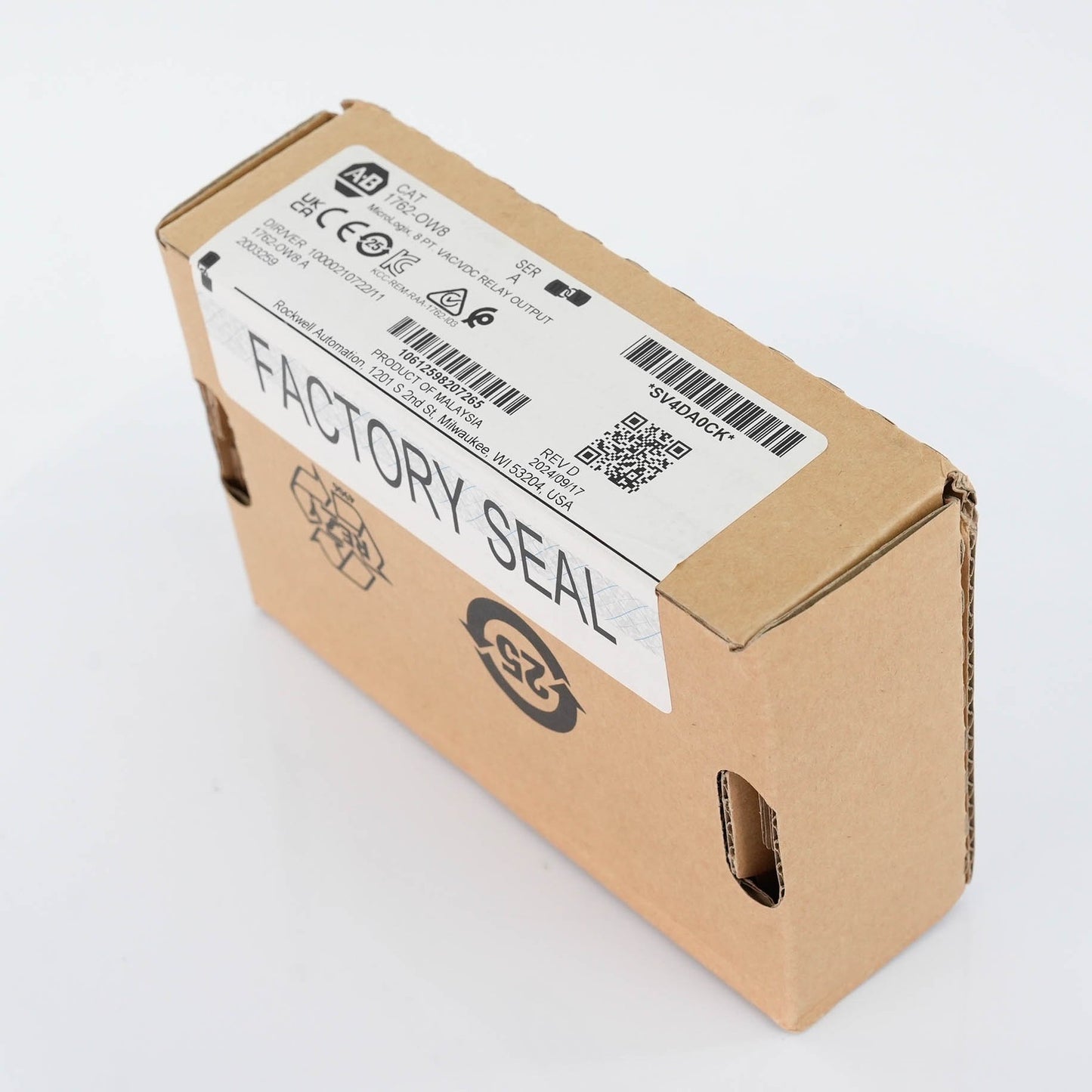 Allen Bradley 1762-OW8 MicroLogix 8 Point Relay Output Module 1762OW8 5-265 VAC