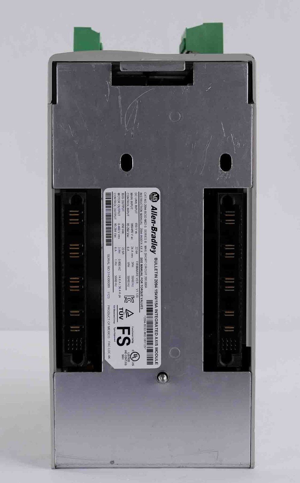 Allen Bradley 2094-BC02-M02-S /B Kinetix 6000 Integrated Axis Module 15kW 15A