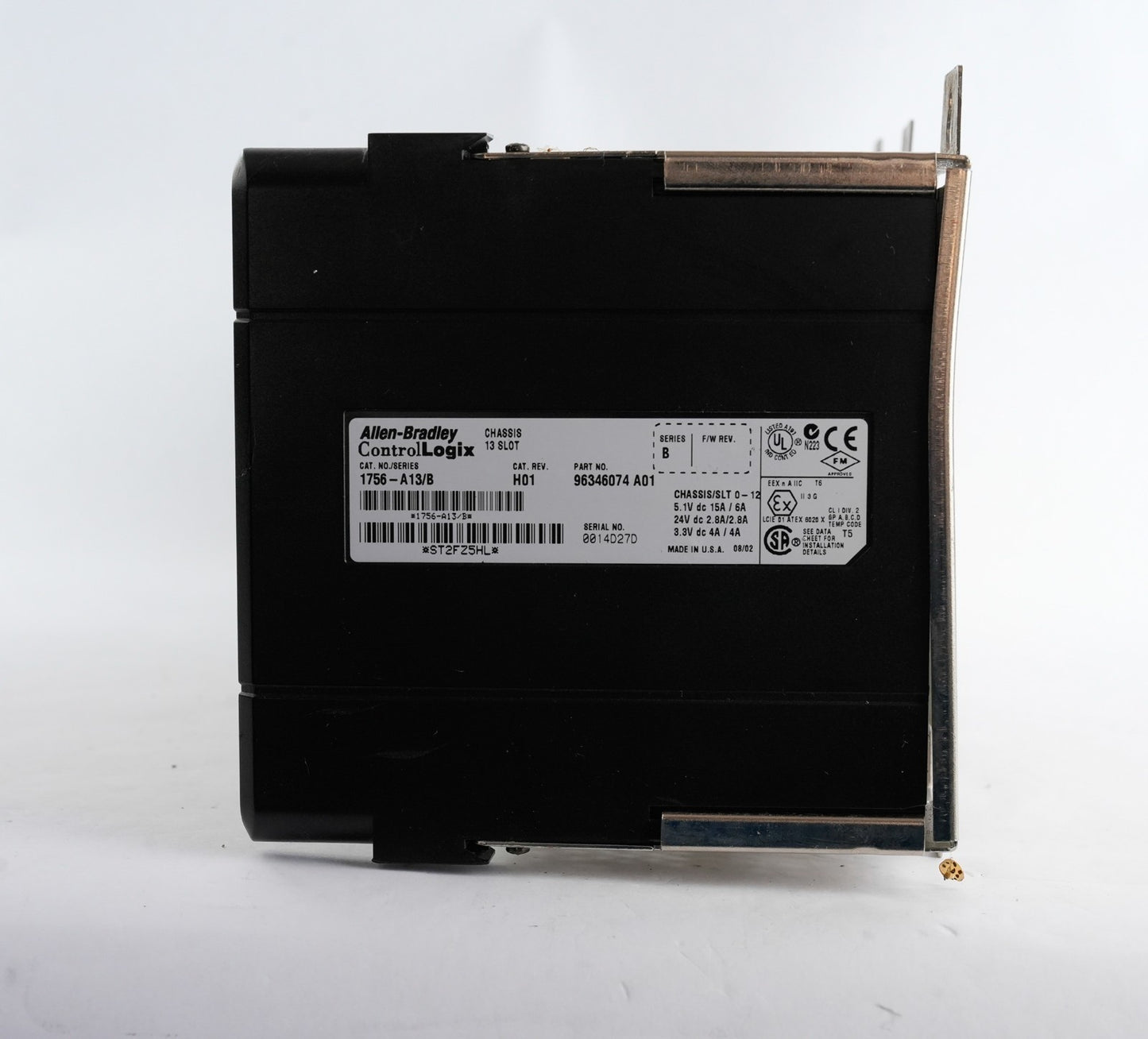 Allen Bradley 1756-A13 /B ControlLogix 13 Slot Rack Chassis 1756A13