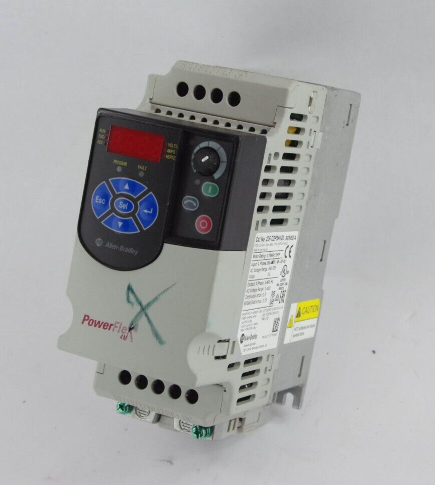 Allen Bradley 22F-D2P5N103 / 22FD2P5N103 Ser A PowerFlex 4M -For Parts or Repair