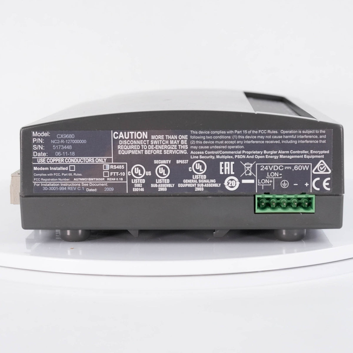 Andover Schneider CX9680 NC2-R-127000000 127 NODE Continuum NetController II