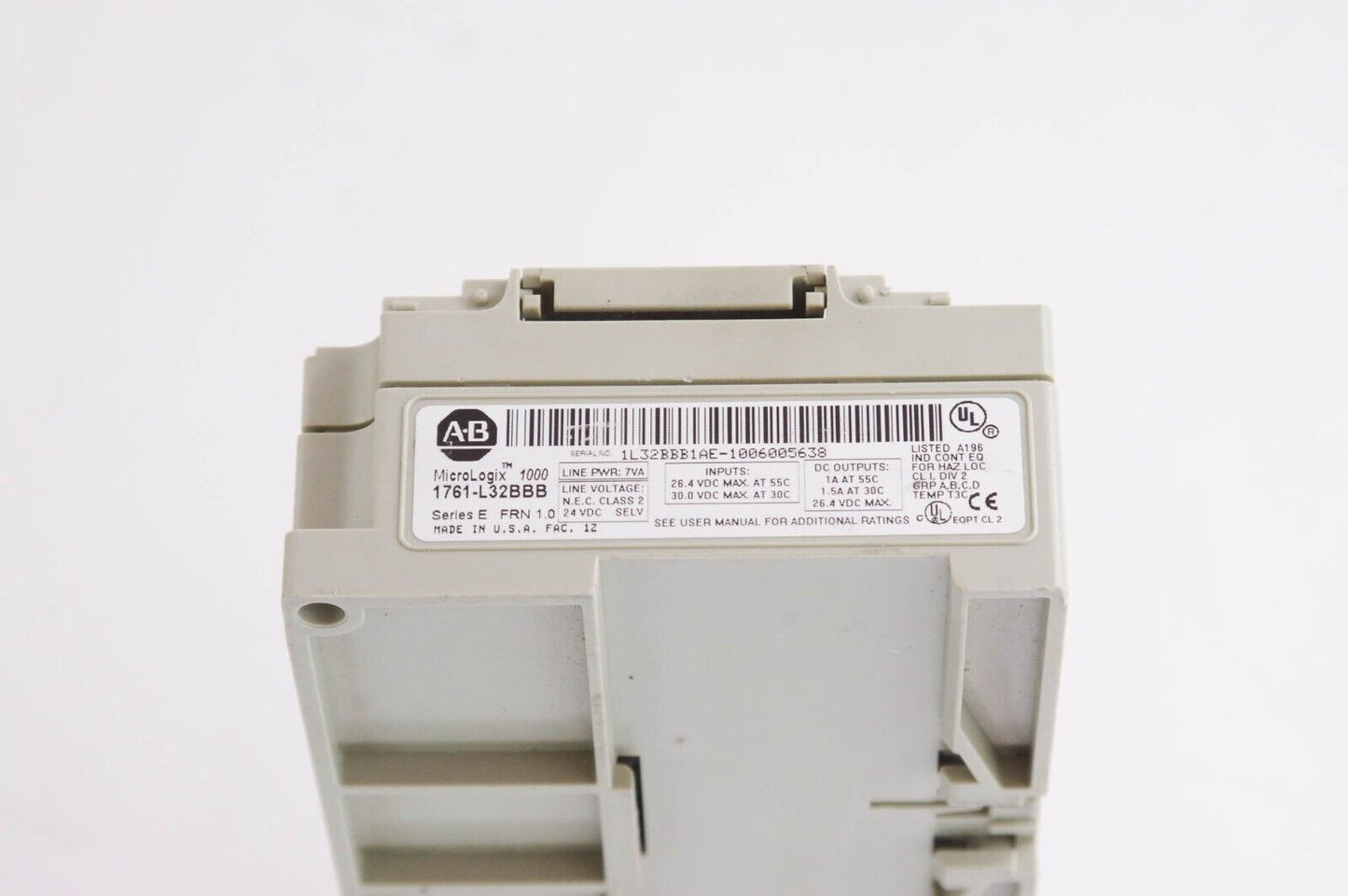 Allen Bradley 1761-L32BBB / 1761L32BBB Ser E MicroLogix 1000 Controller