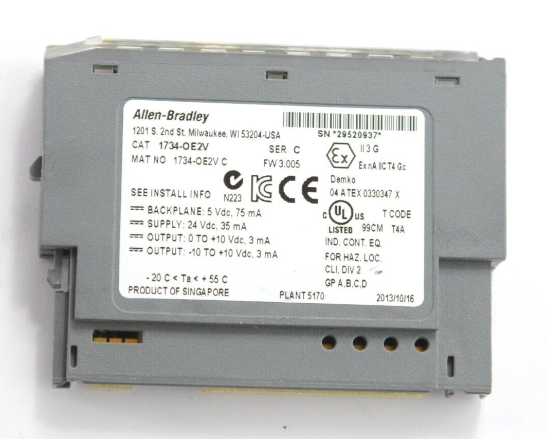 Allen Bradley 1734-OE2V / 1734OE2V Ser C POINT I/O Analog Output