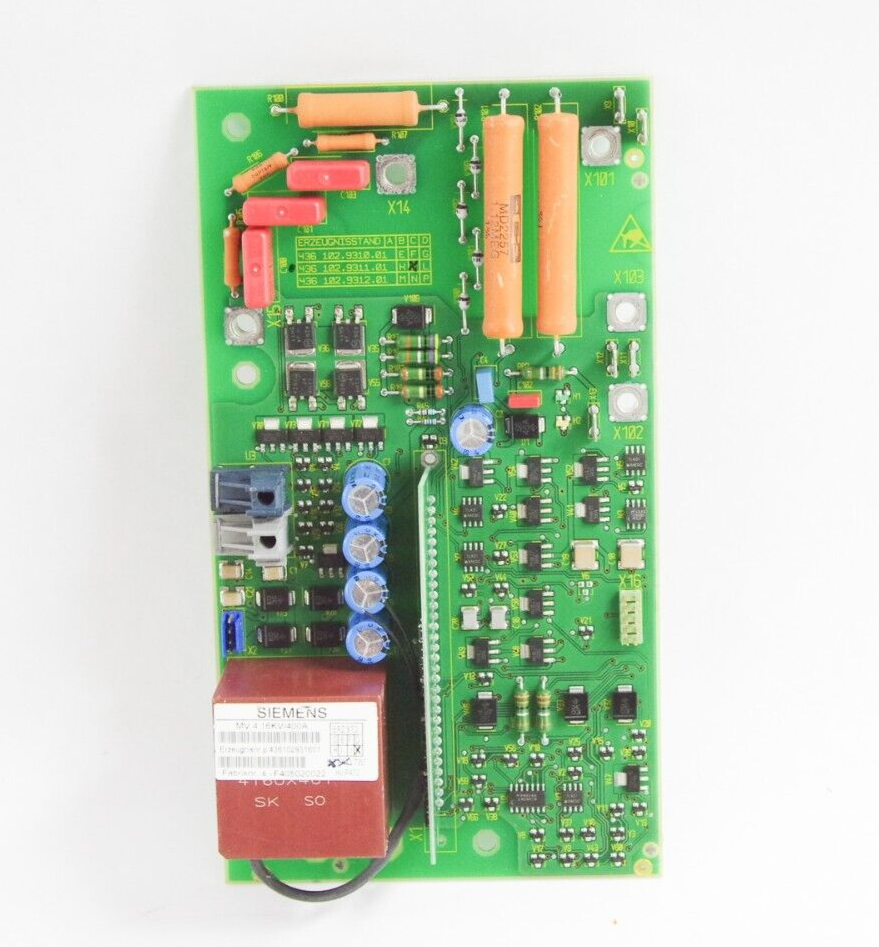 Siemens 436 102.0311.01 Simovert MV IGBT Inverter Board 436102931601 102 0310 01