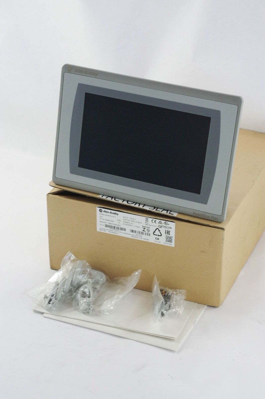 Allen-Bradley 2711P-T9W21D8S /B PanelView Plus 7 Terminal 9 Inch