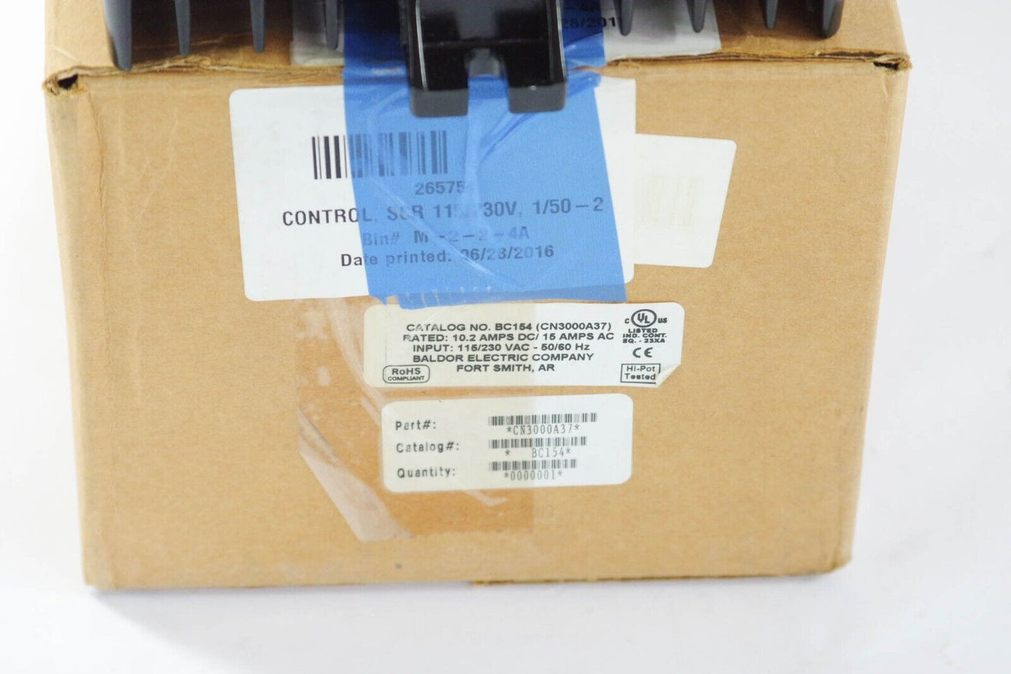 Baldor BC154 CN3000A37 DC Motor Speed Controller SSR Nema 4X