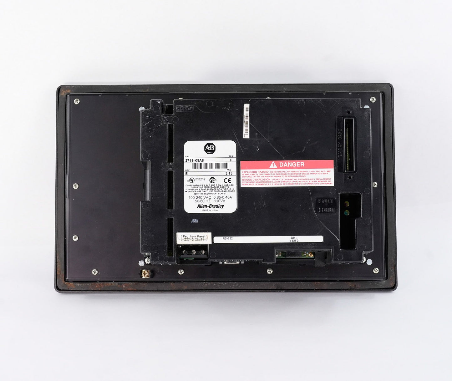 Allen Bradley 2711-K9A8 /F Rev E PanelView 900 Keypad HMI Display 2711K9A8