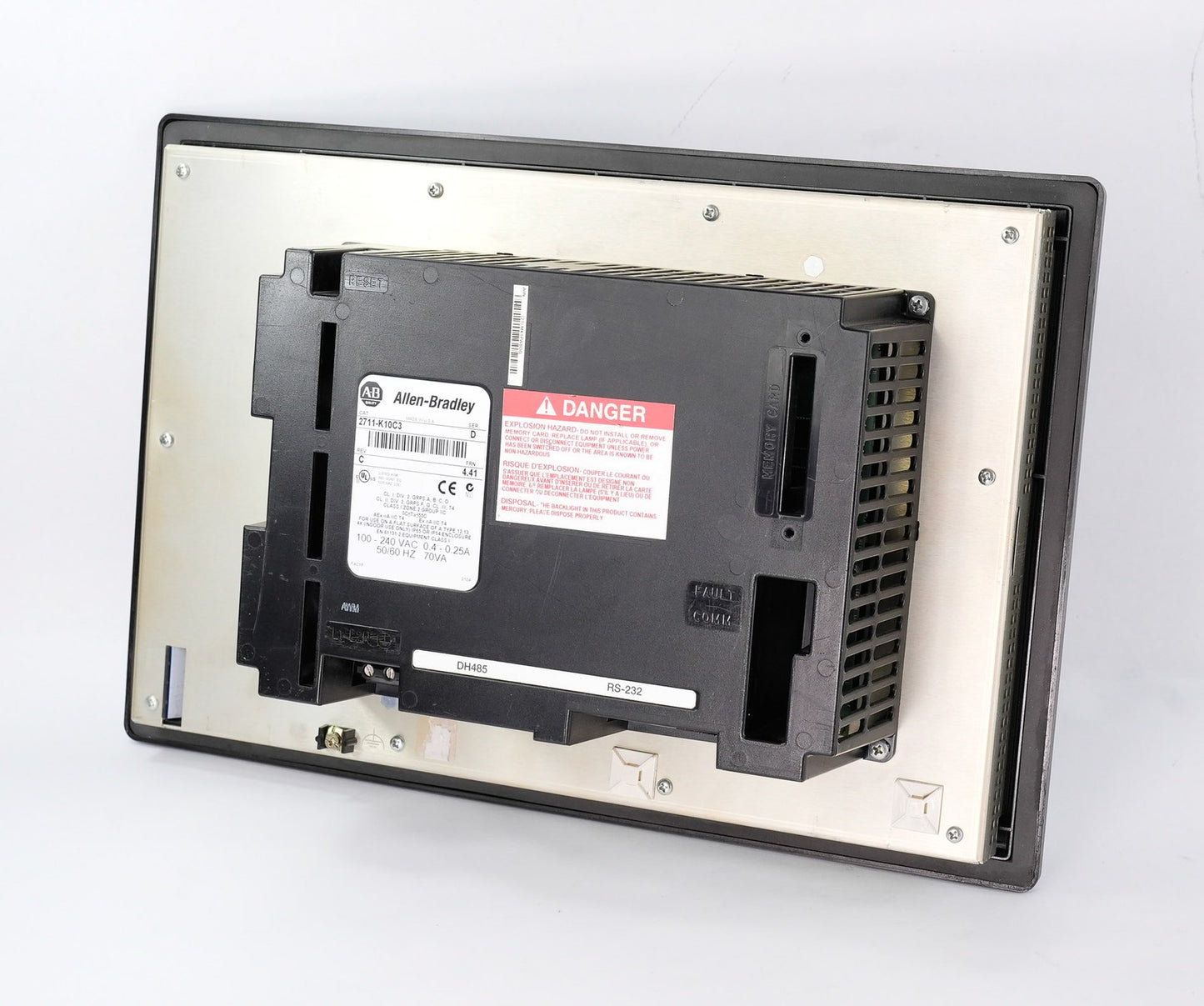 Allen Bradley 2711-K10C3 /D Rev C PanelView 1000 HMI Display Terminal 2711K10C3