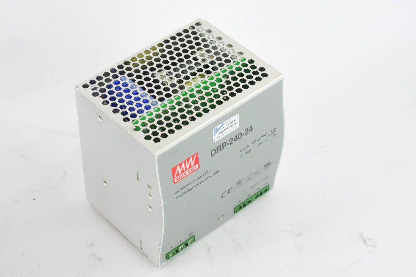 Mean Well DRP-240-24 Power Supply 100-240 V AC 24V Output