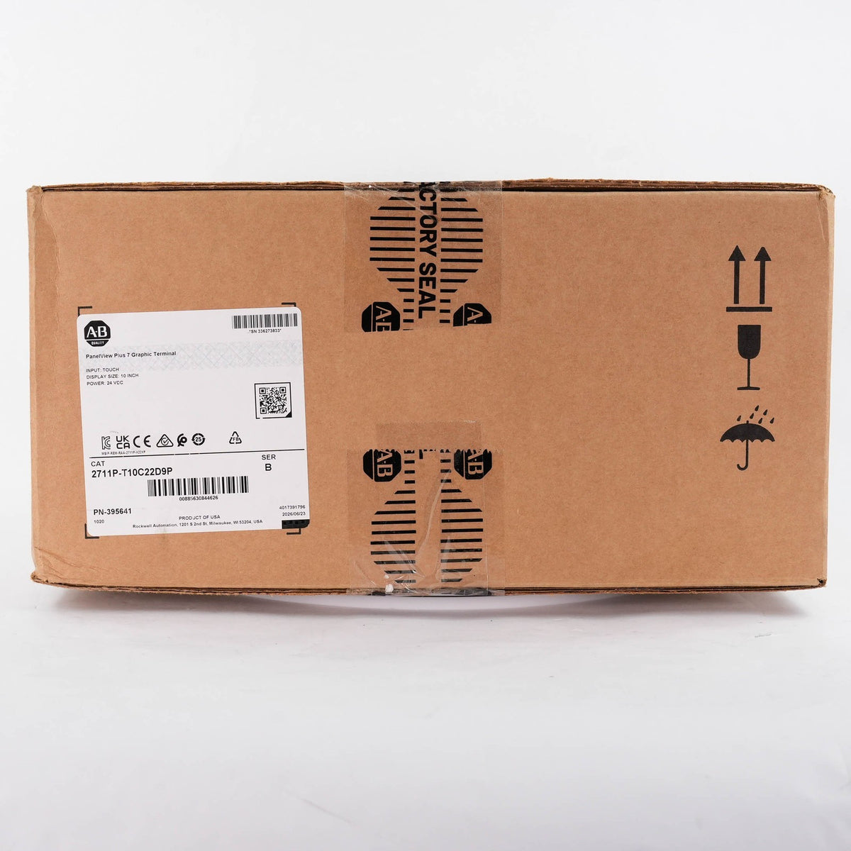 Allen Bradley 2711P-T10C22D9P /B PanelView Plus 7 10in Touch HMI 24V 2026 Sealed