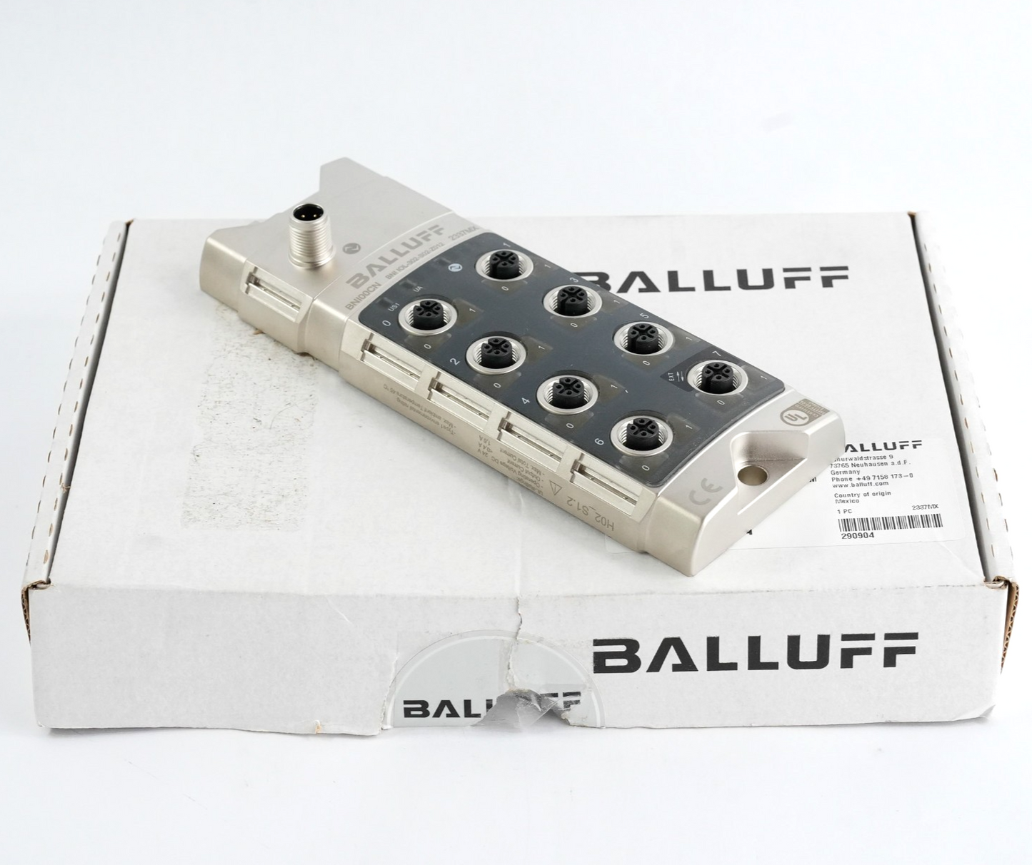 Balluff BNI00CN IO-Link Sensor/Actuator Hub BNI IOL-302-S02-Z012