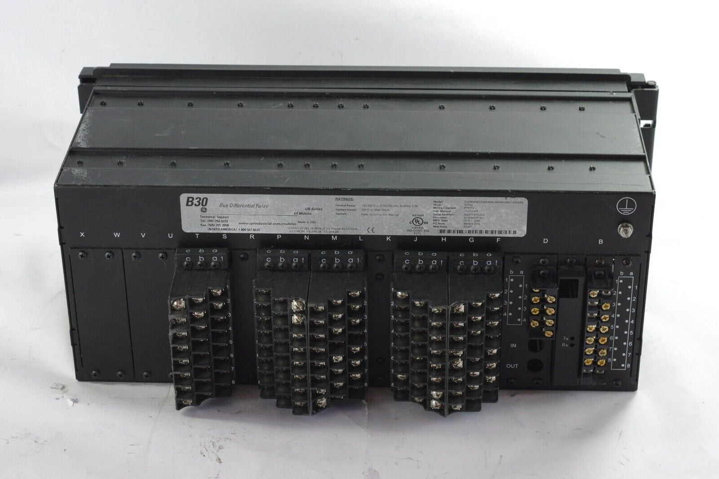 GE MULTILIN B30 BUS DIFFERENTIAL SYSTEM B30N00HK 4500162355