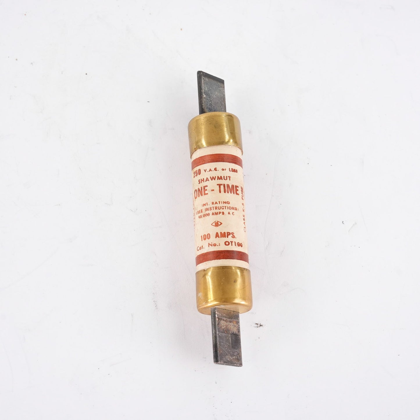 Shawmut OT100 One Time Fuse 100A 250V