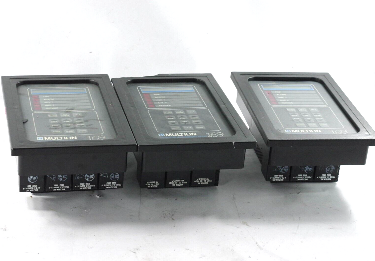 3x GE 169 PLUS-10C-120 GE MULTILIN 169 MOTOR MANAGEMENT RELAY / 169PLUS-10C-120