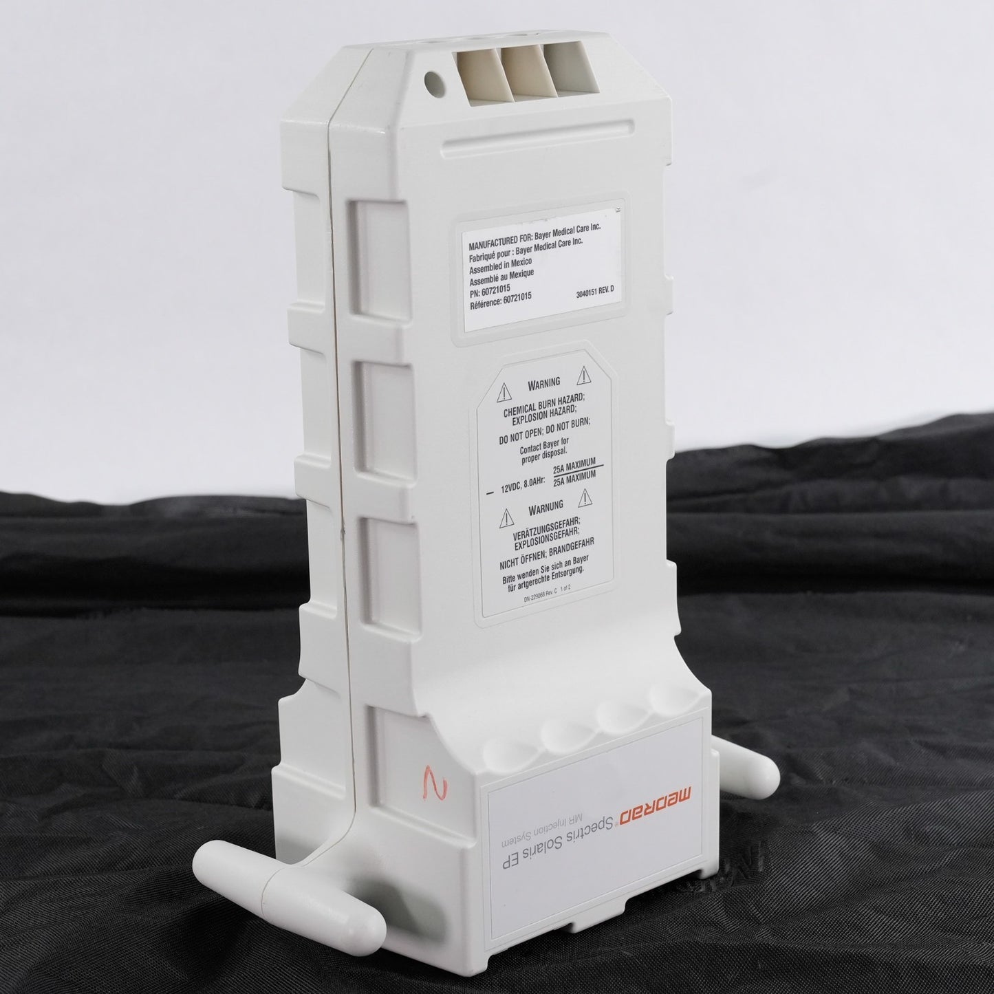 Medrad Spectris Solaris EP MR Injection System Battery 60721015 Bayer Medical UK