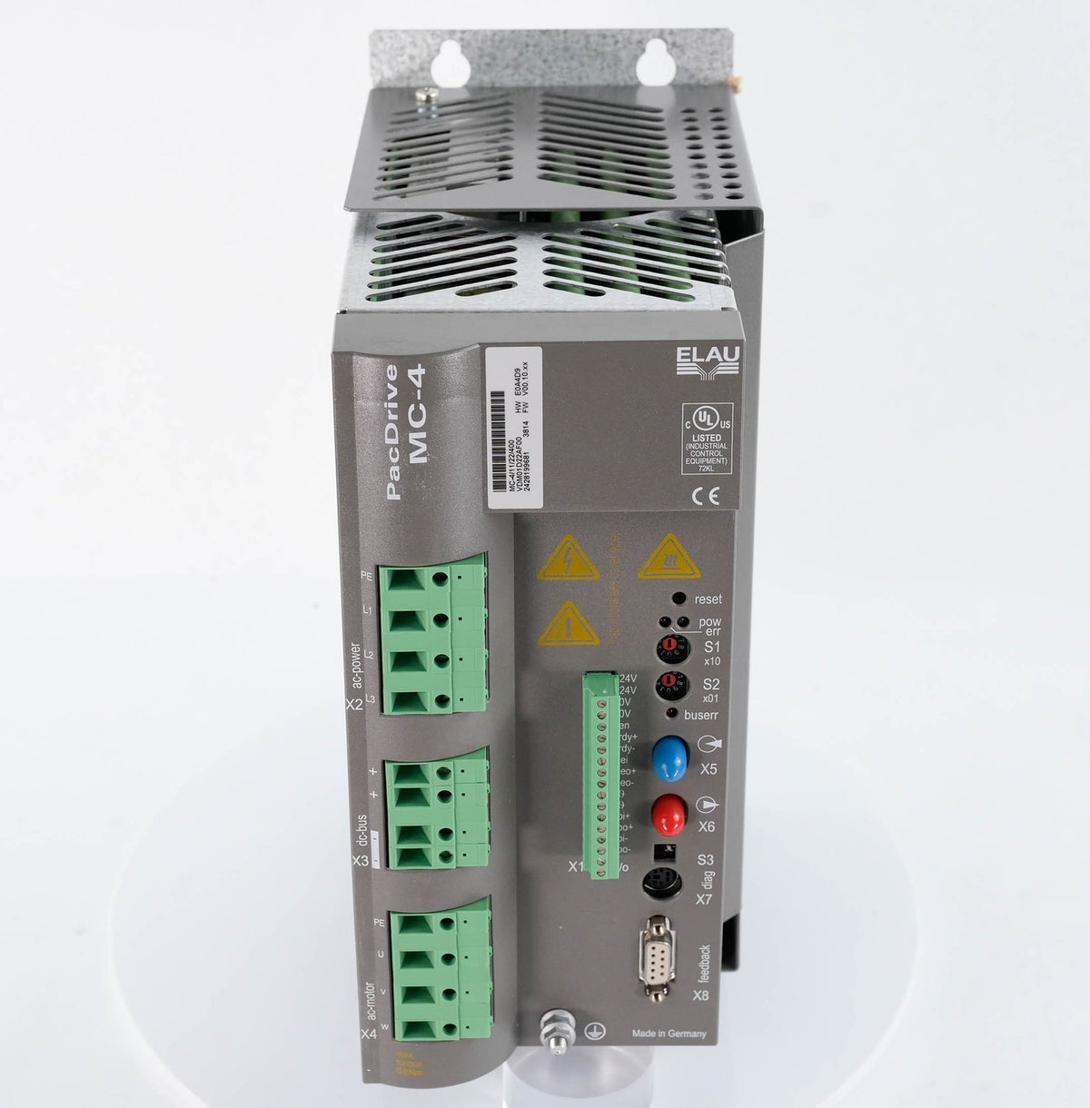 Schneider Electric MC-4/11/22/400 VDM01D22AF00 PacDrive E0A4D9 FW V00.10.xx Open