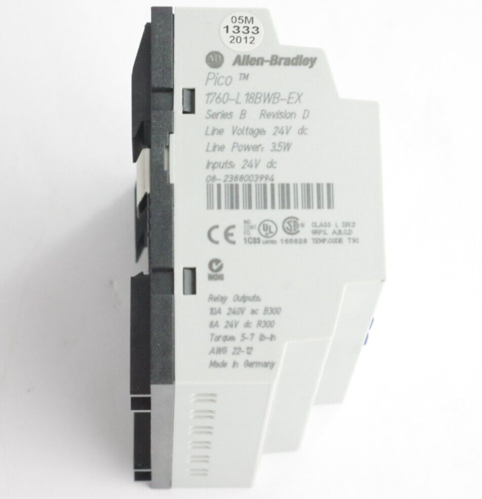 Allen Bradley 1760-L18BWB-EX /B Pico Controller 1760L18BWBEX Series B