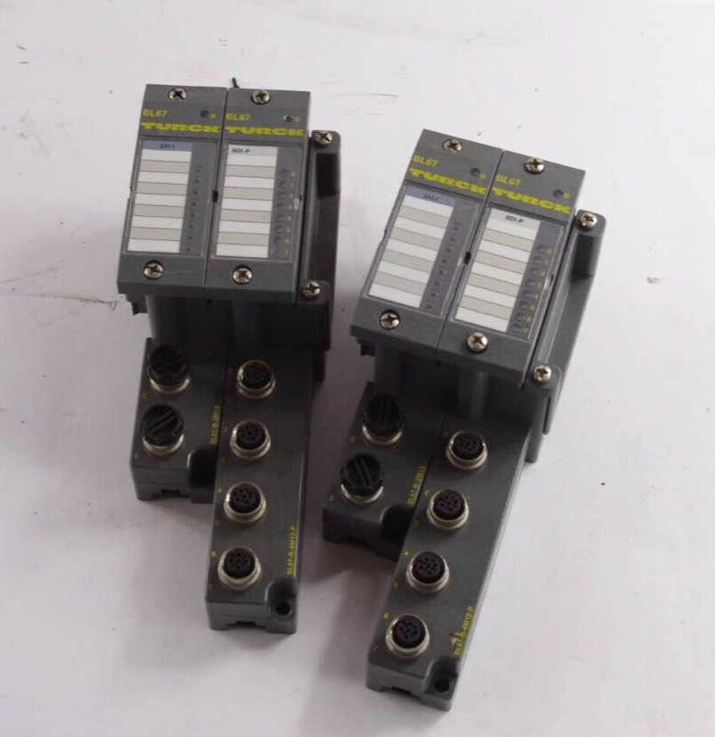 TURCK BL67-B-2M12 and BL67-B-4M12-P MODULE BL67 SYSTEM BASE