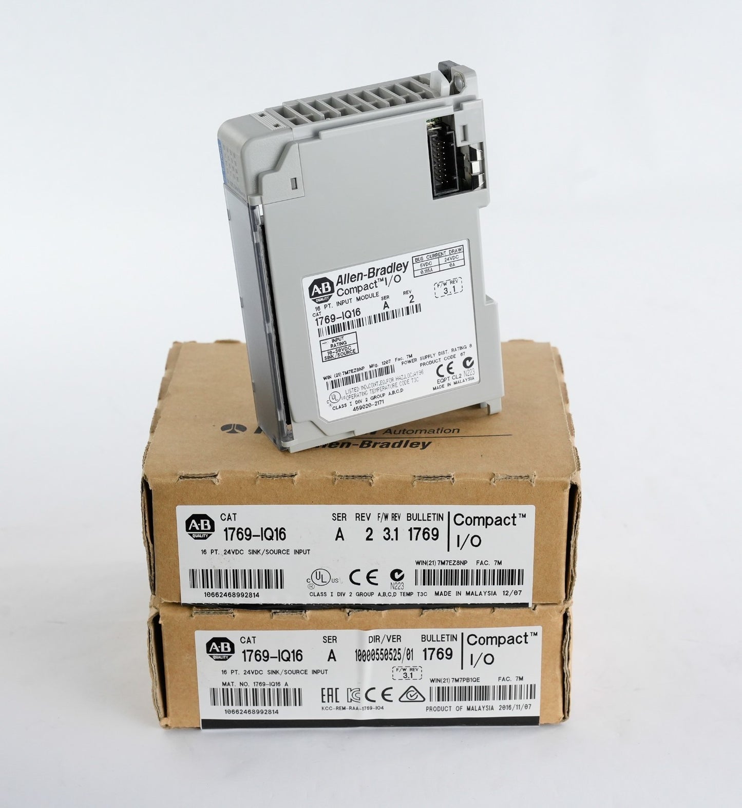 Allen Bradley 1769-IQ16 /A Rev 2 CompactLogix I/O Module 1769IQ16 - Open Box