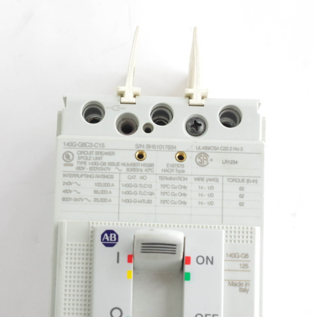 Allen Bradley 140G-G6C3-C15 /A Bulletin 140G Circuit Breaker Assembly
