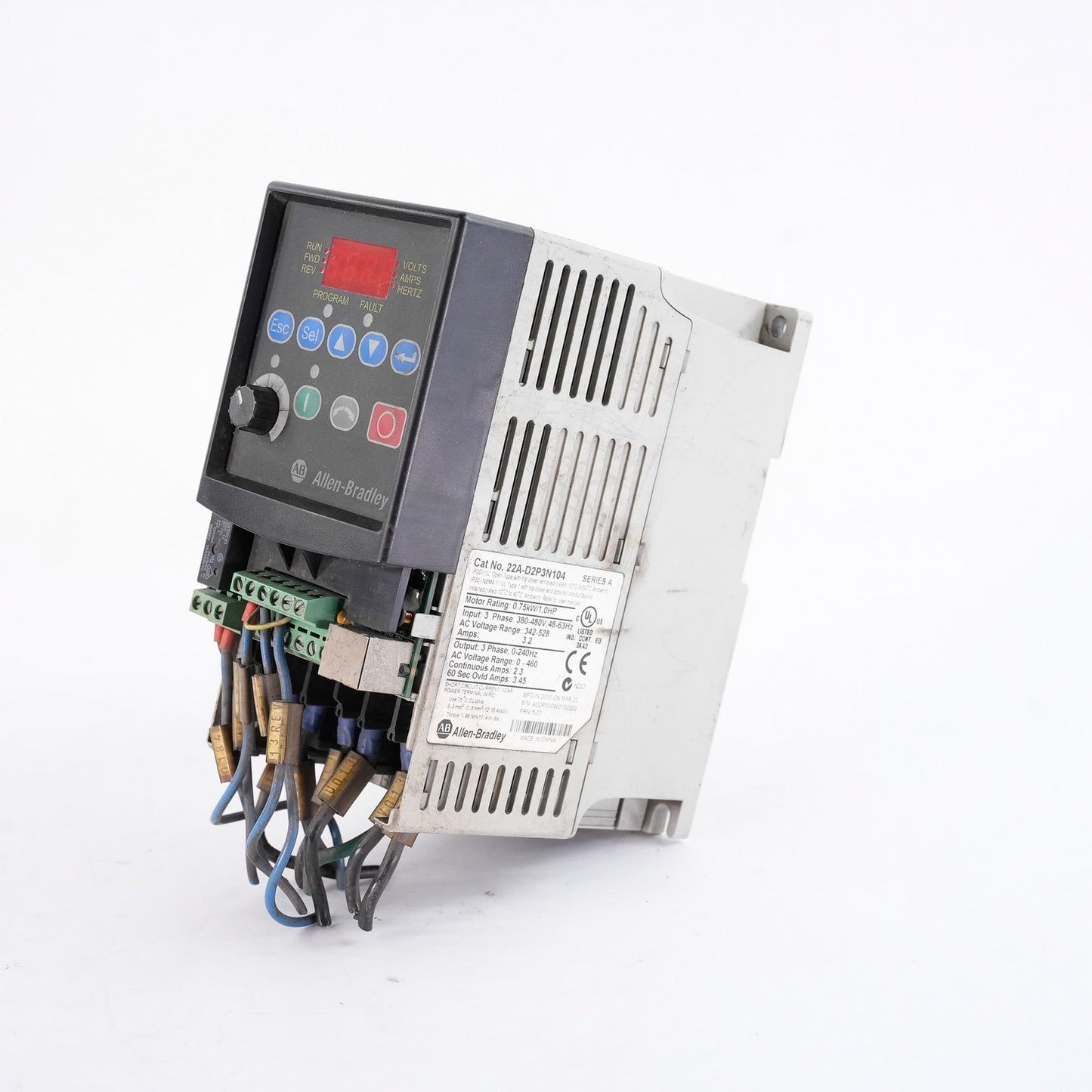 Allen Bradley 22A-D2P3N104 /A PowerFlex 4 AC Drive 480V 3-Phase 22AD2P3N104